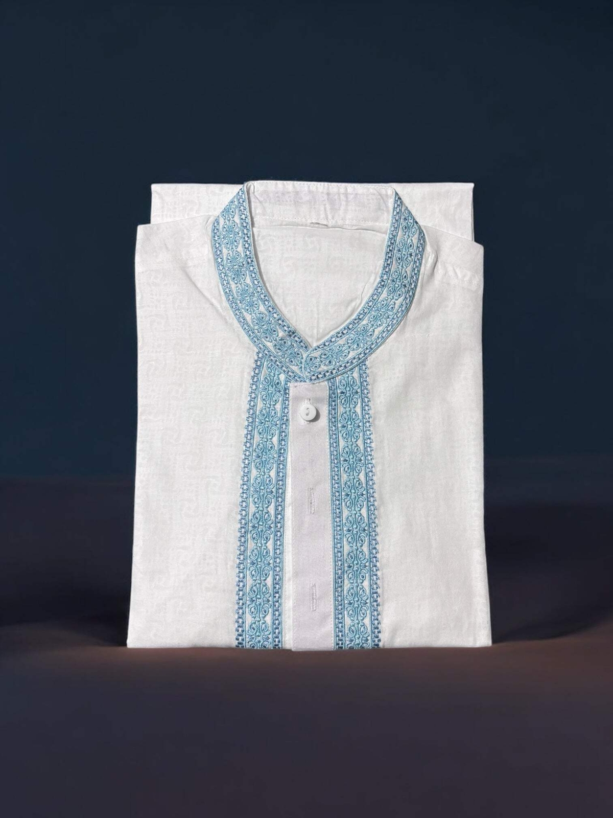 Traditional Cotton White Kurta for Boys – Ethnic Wear- 206