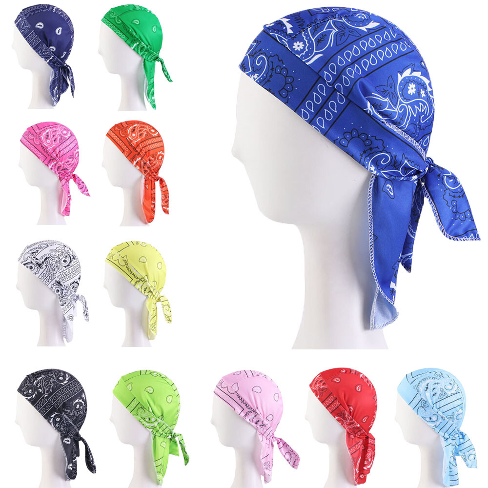 Muslim Turban Hijab Hair Loss Chemo Caps Men Bandana Beanies Cycling Pirate Hat