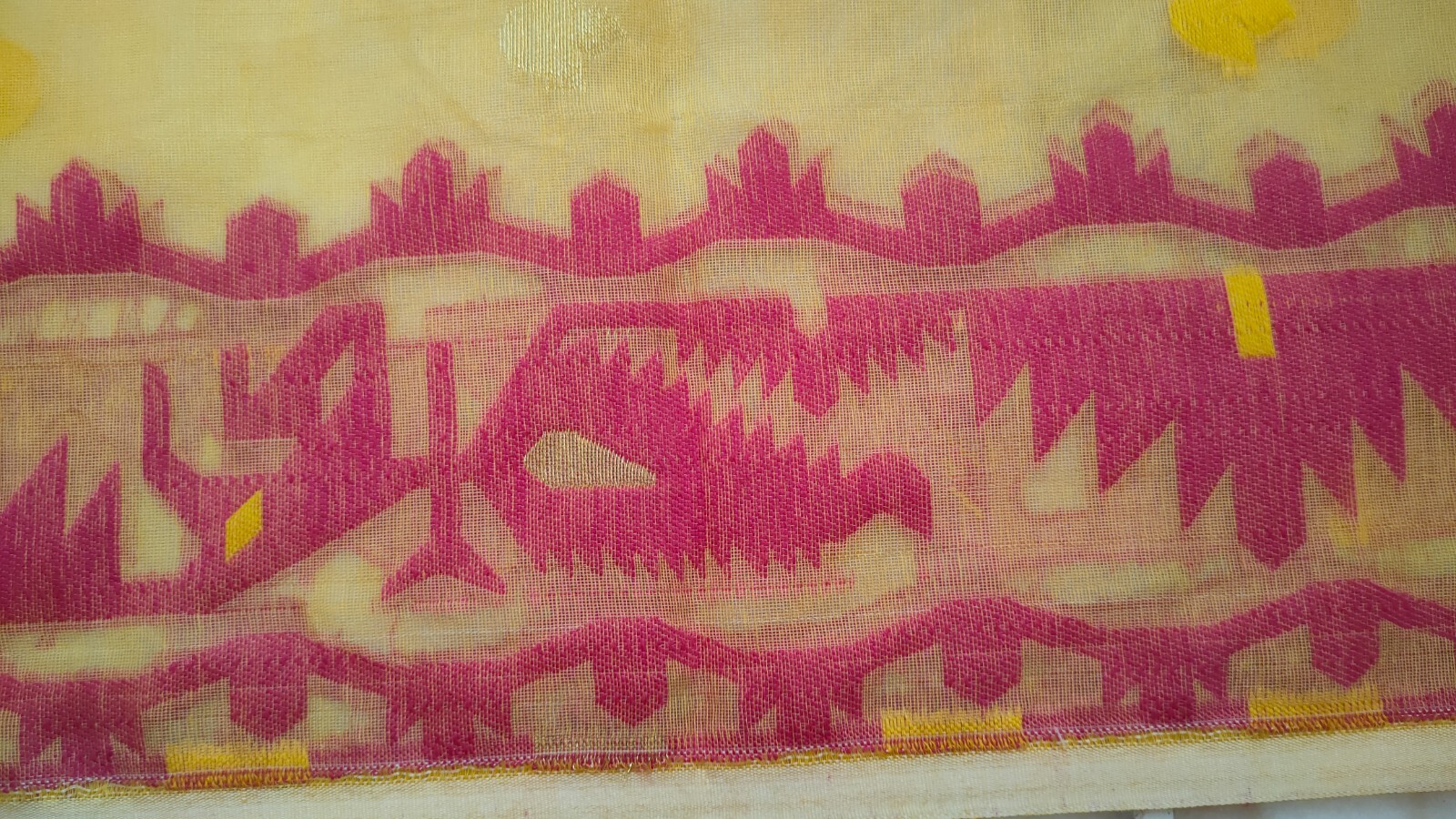 Handwoven Designer Dhakai Jamdani Saree Soft Cotton Saree Pure Cotton Soft Sari
