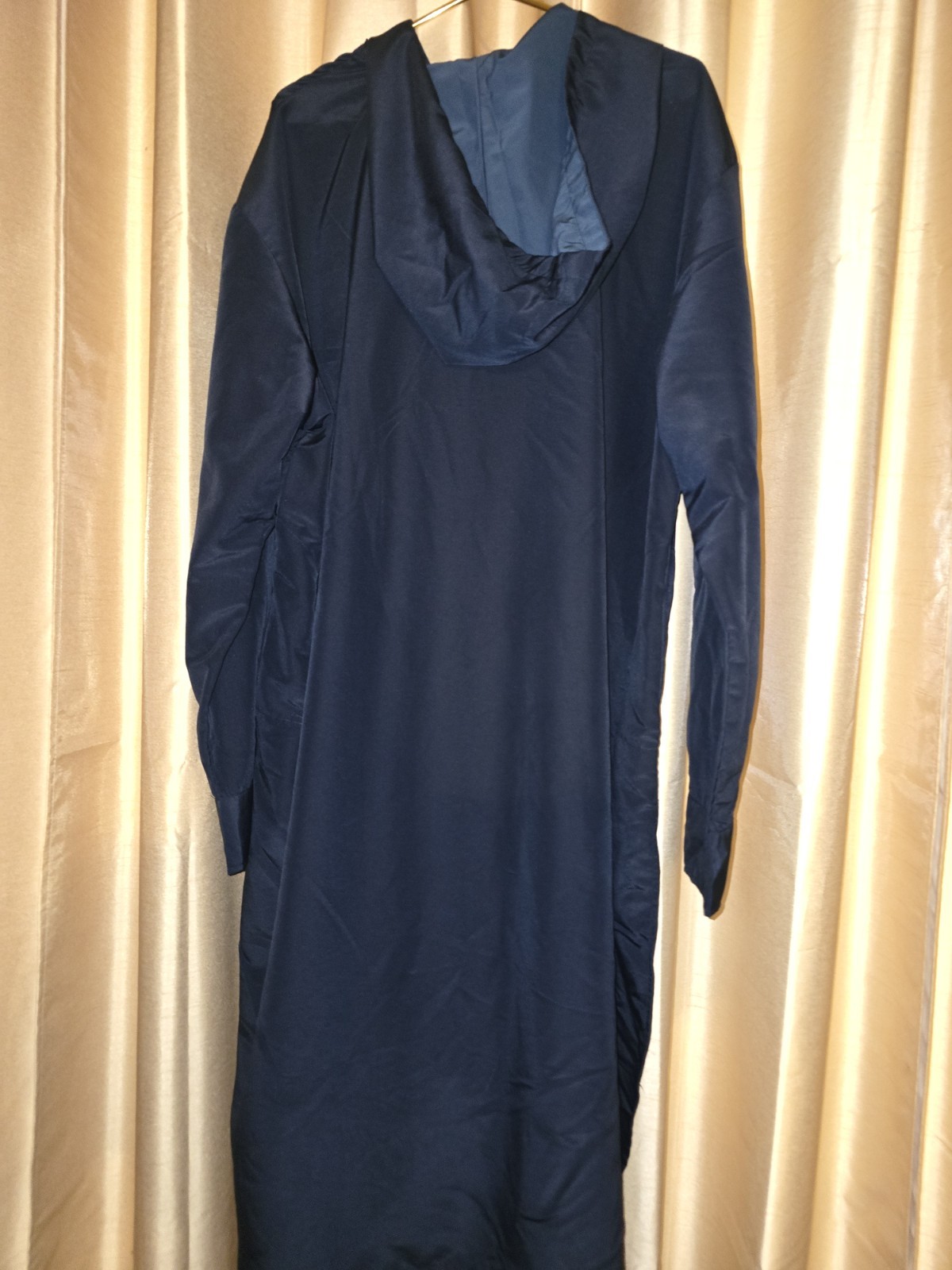 Men’s Asymmetrical Long Kurta Zippered Hoodie