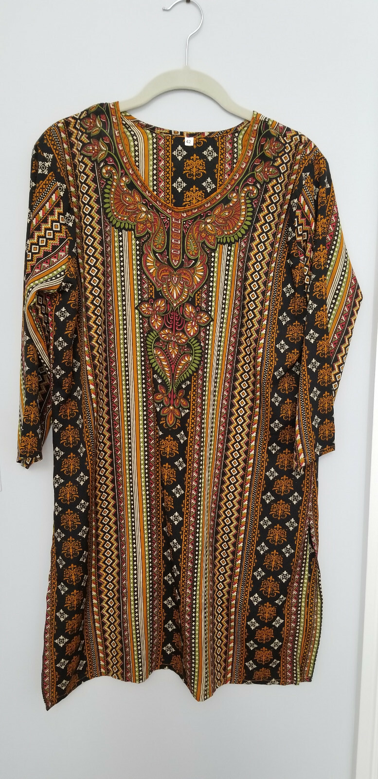 Beautiful Indian Printed kurta tunic (size L)