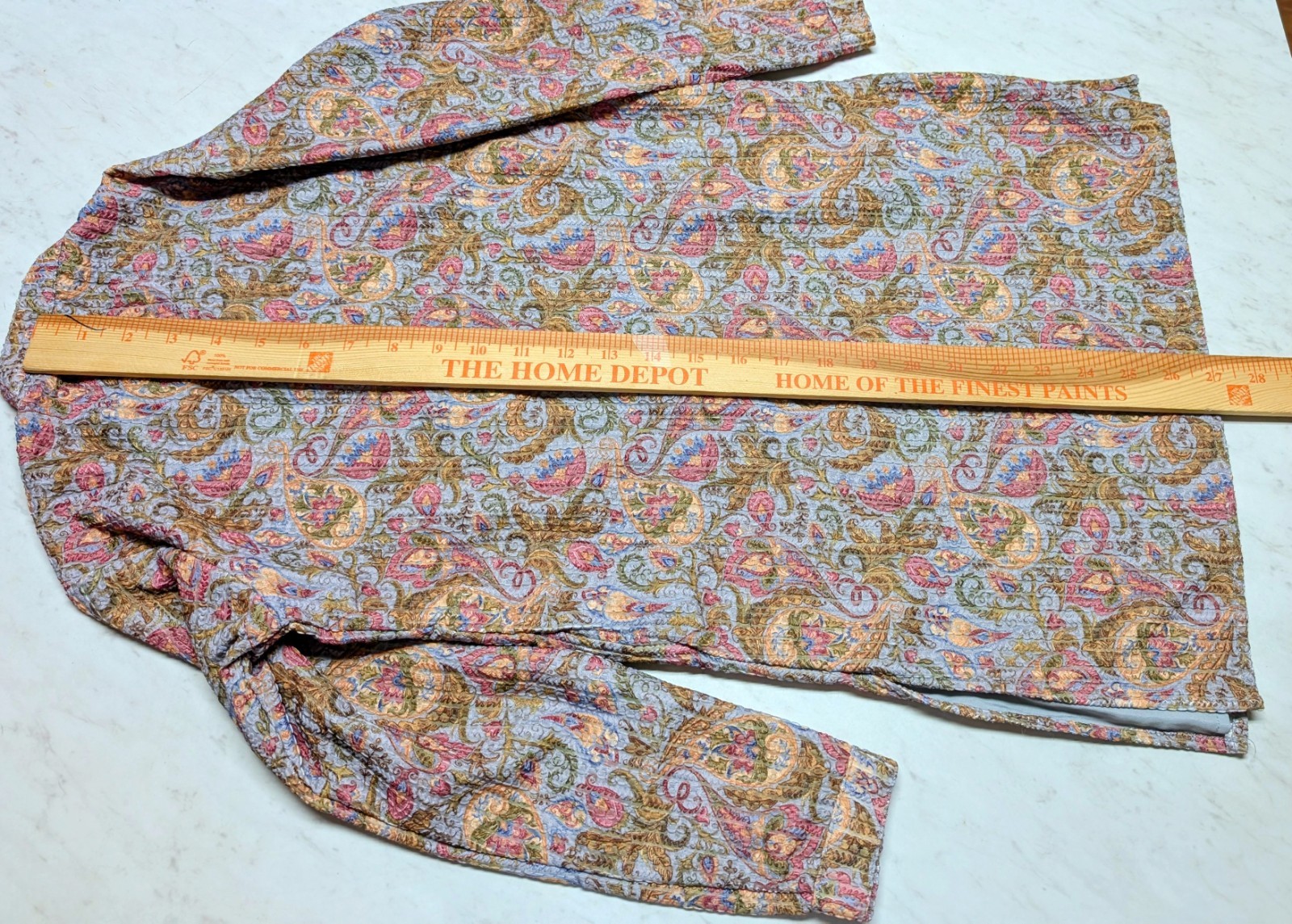 Carven Junior Designer Concept Boys Kurta India Textured Paisley Print Size EU 6