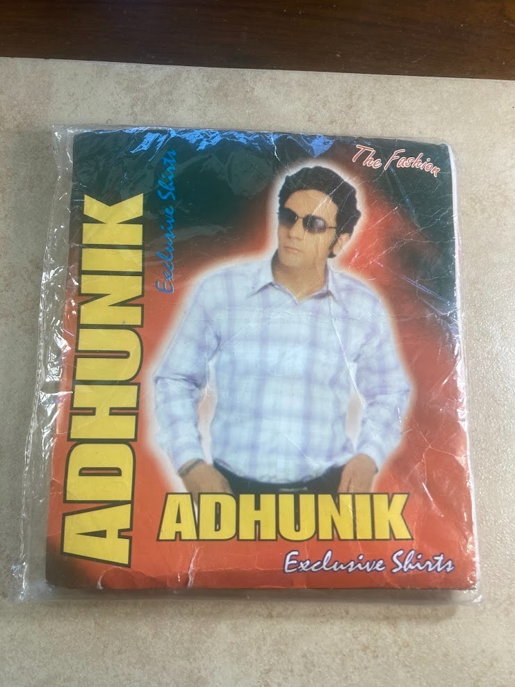 NEW Kafeel Handloom Adhunik Fabric Cut 2.20 Mtr Red Plaid Unstitched Men Shirt