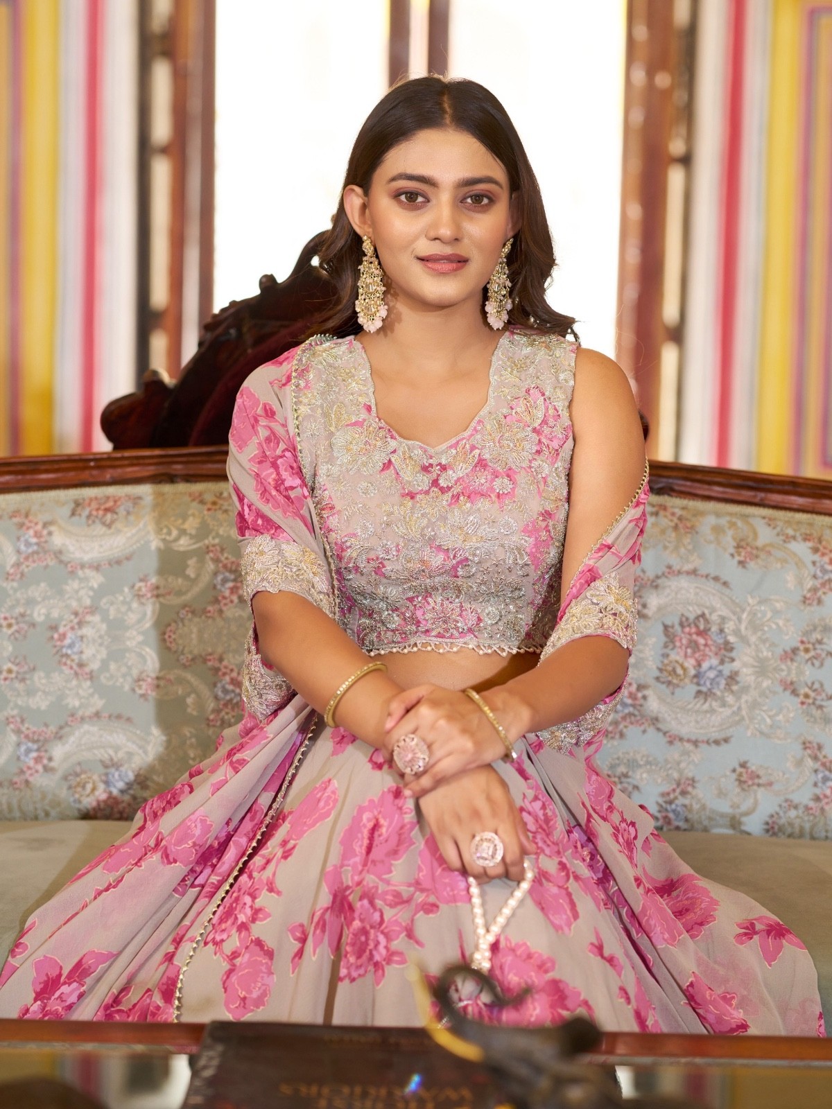 Premium Lehnga Choli Bridesmaid with a prettiest pastel lehenga on the internet