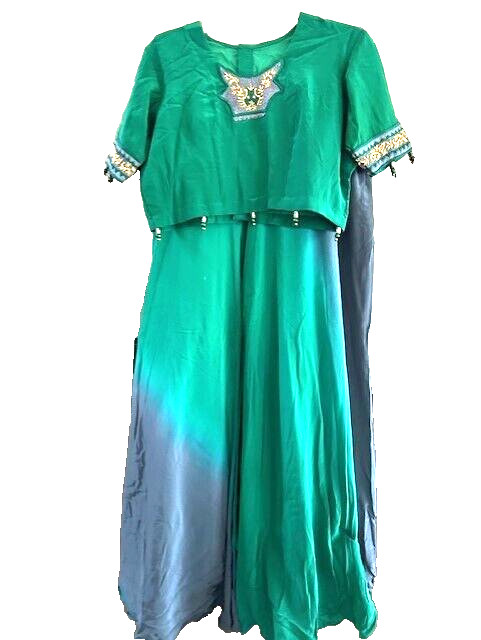 3 pc Indian Pakistani Ethnic Desi Outfit Salwar Kameez Fancy Beaded – Large