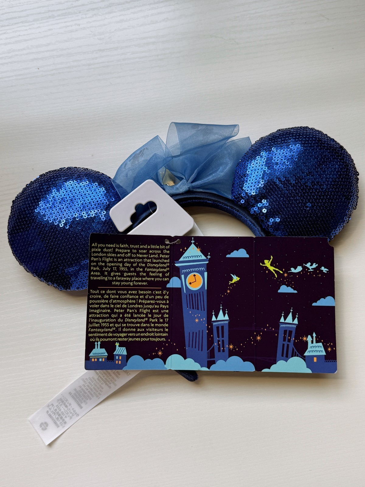 Disney Minnie Mouse “TheMainAttraction” Peter Pans Flight Ear Headband – Limited