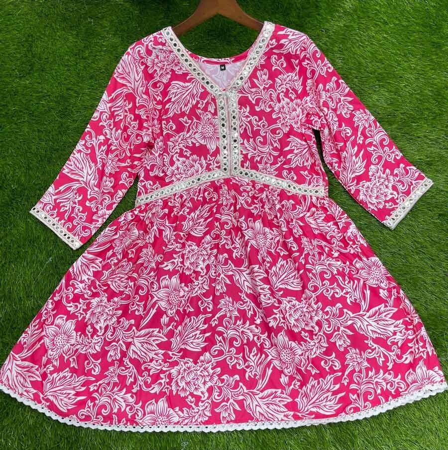 INDIAN FASHOINABLE RAYON DIGITAL PRINT WORK ONE PIECE PICK YOURS