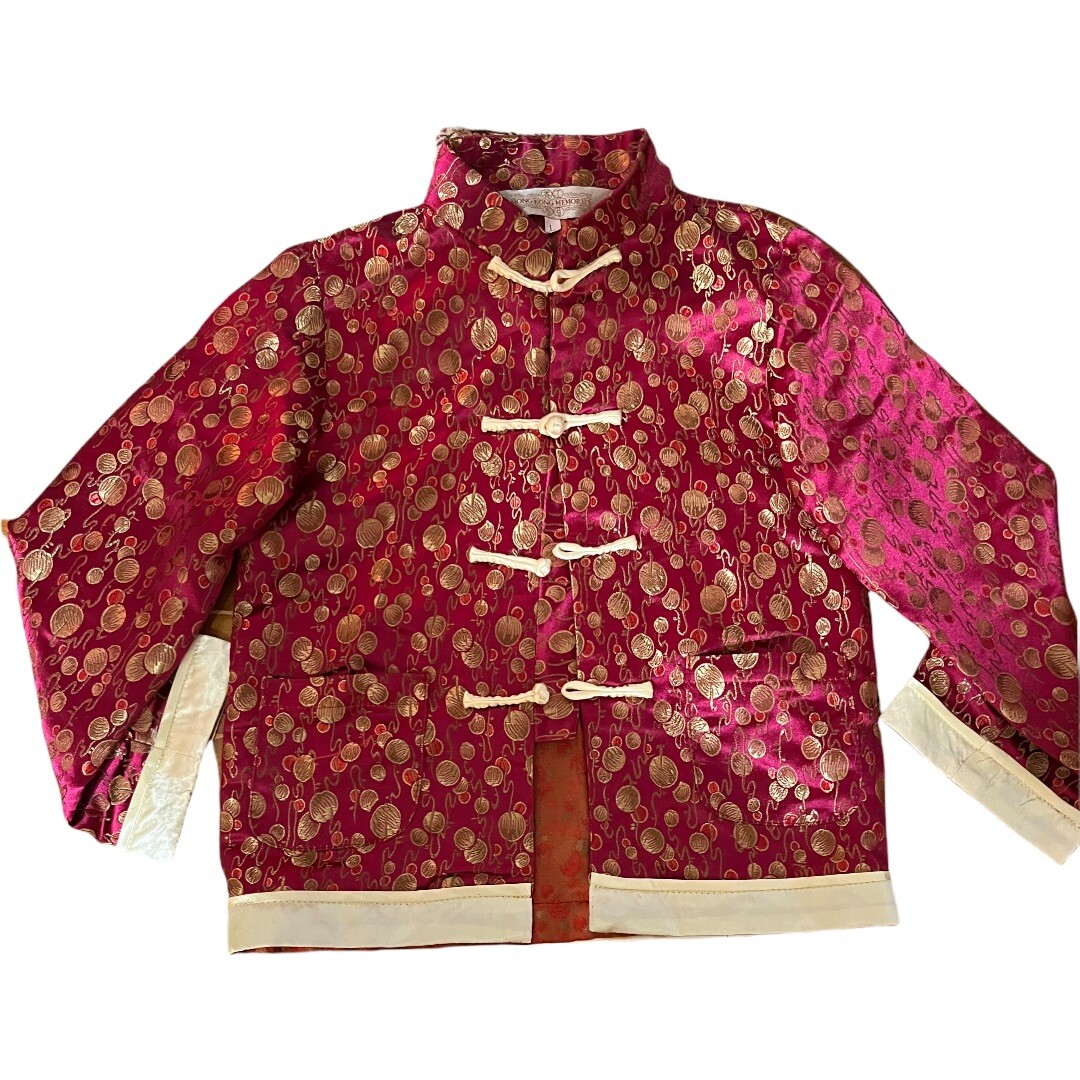 Chinese traditional Child’s tang top. Hong Kong Memories. Lovely