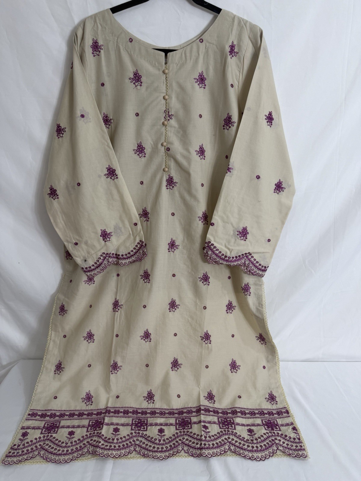 Pakistani Lawn Embroidery Kameez Shalwar 3XL Bust 48