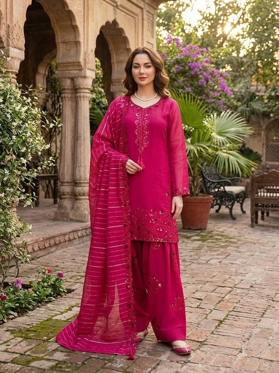 Punjabi Farshi Salwar Kameez Suit for Women Designer Ethnic Wedding Party Wear