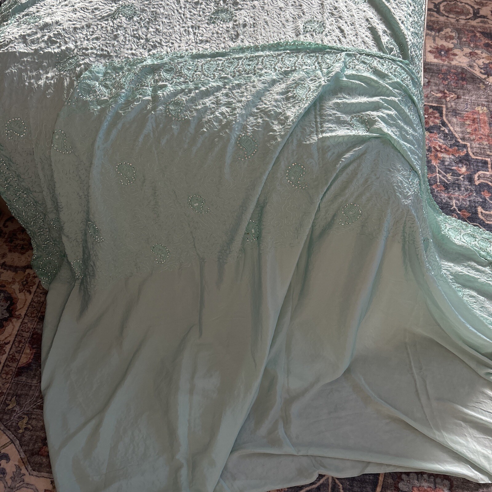 Latest Bollywood Heavy Thread And StoneWork Design Sari/saree/Eid