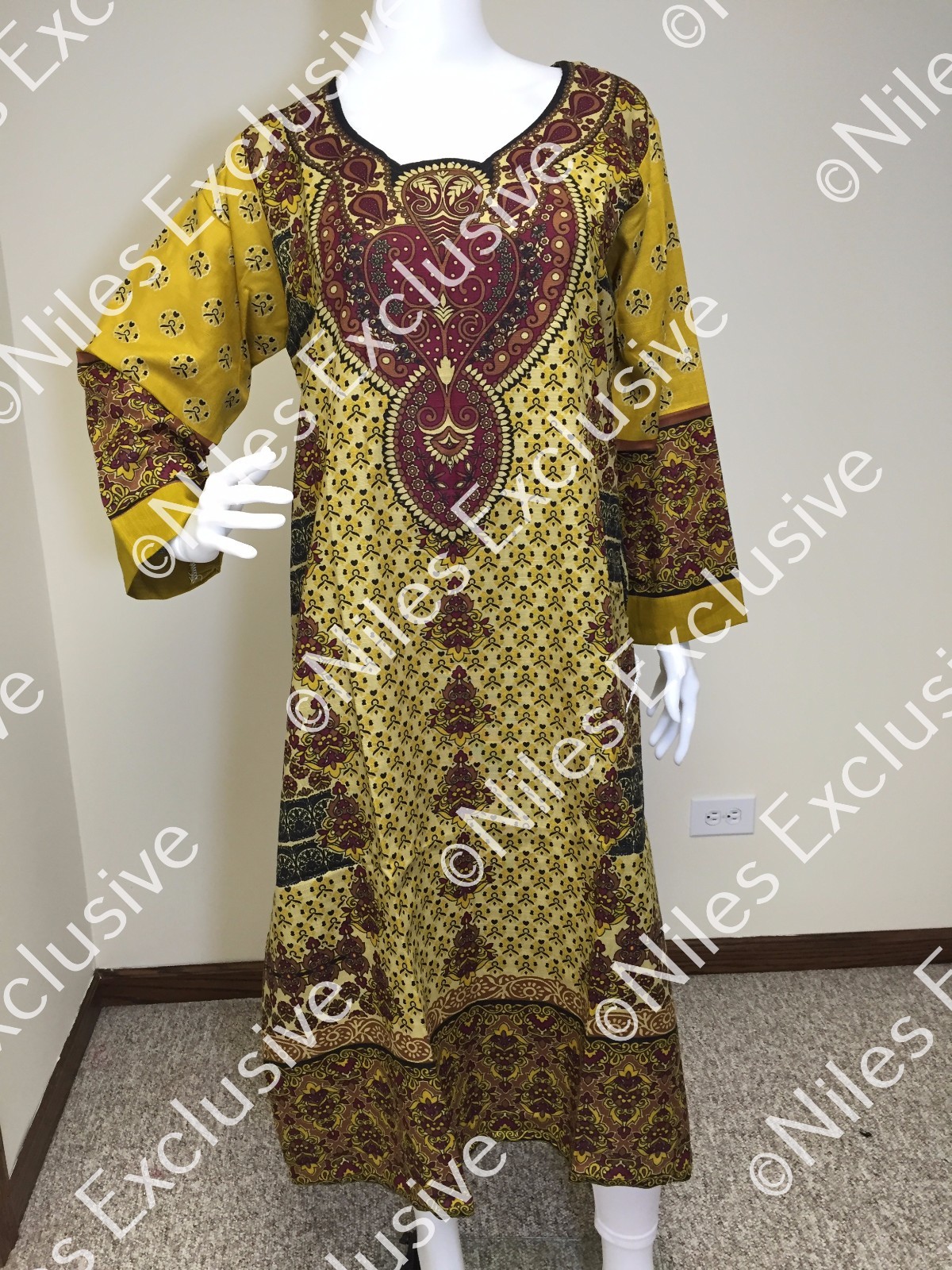 Pakistani Indian Designer Printed Khaddar Salwar Kameez, Nice Stitching L, XL