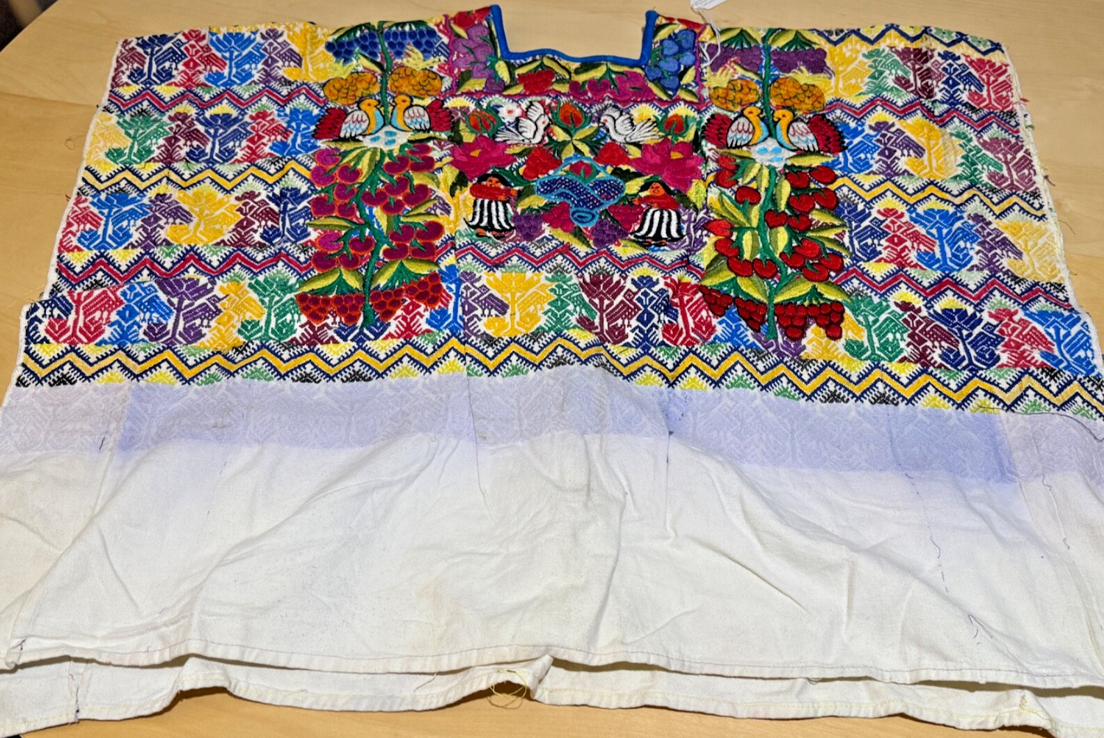 Vintage Huipil Guatemalan / South American Handmade Tunic #8