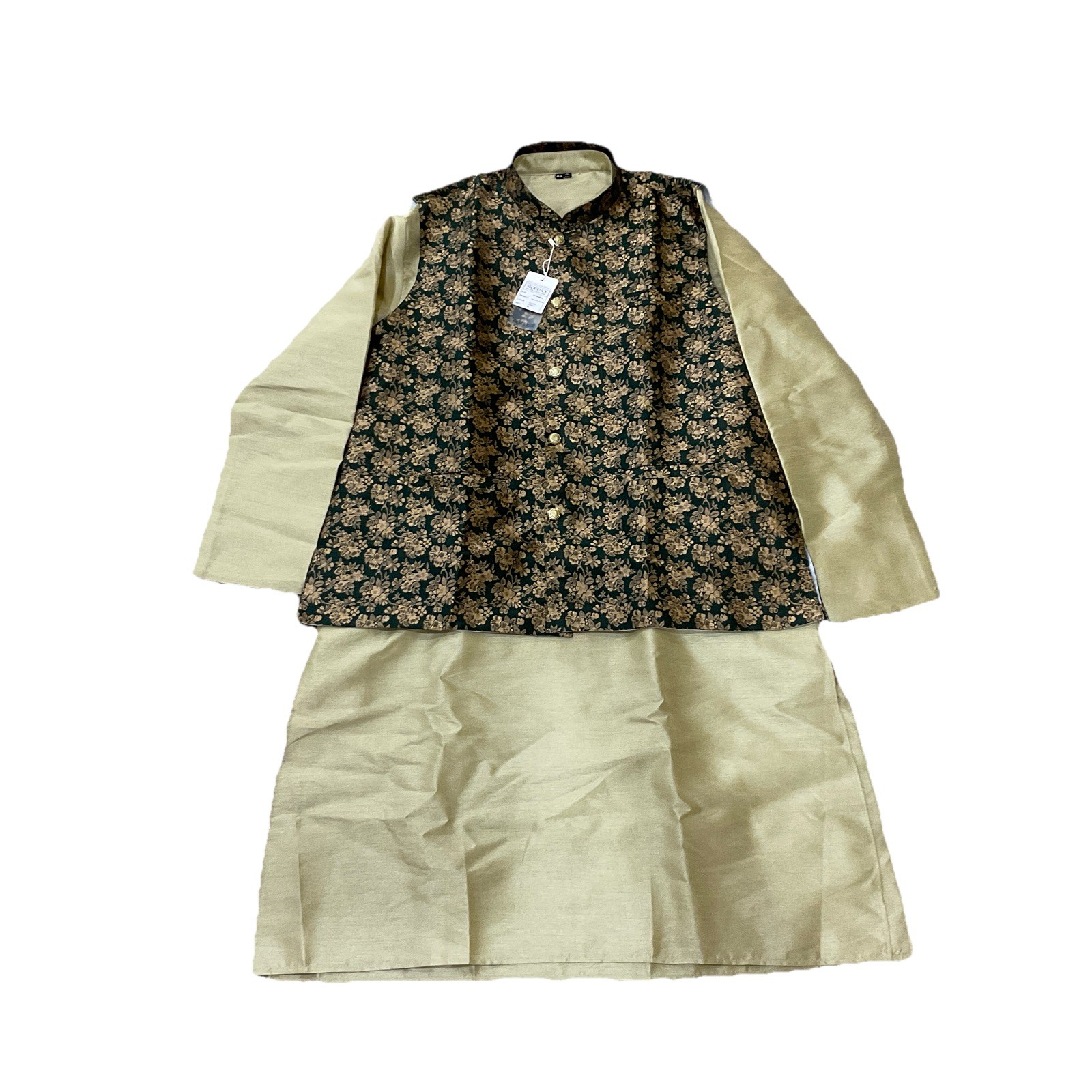 3 Pc Mens Traditional Designer Bollywood Wedding Ethnic Wear Kurta Payjama India