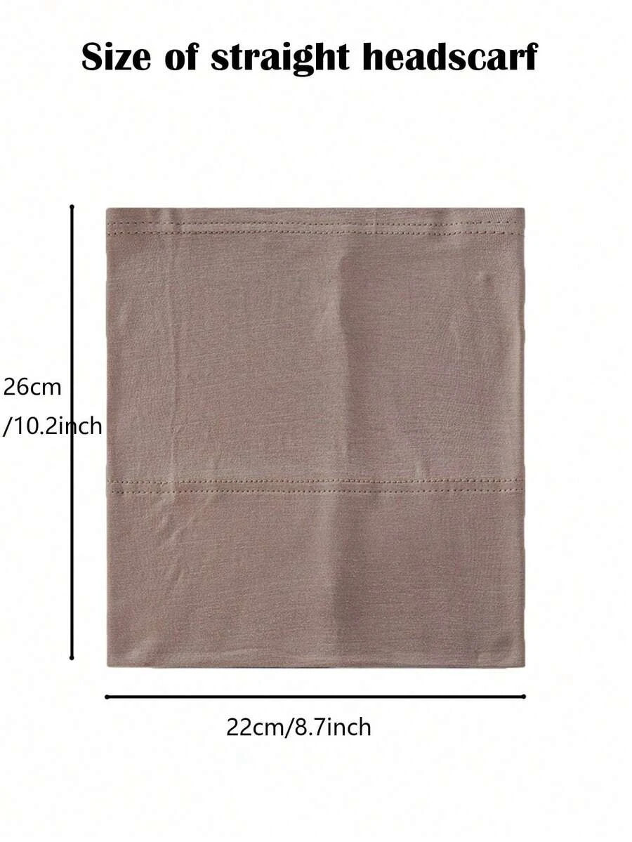 2pcs Jersey Hijab & Undercap Set Soft Breathable Modal Scarf