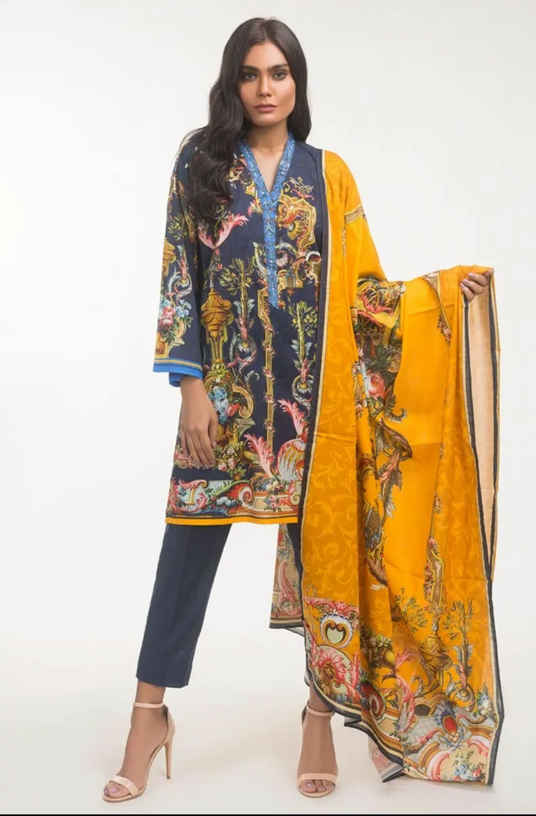 ” SALE”Gulahmed Ideas Pret Khaddar 3piece Suit