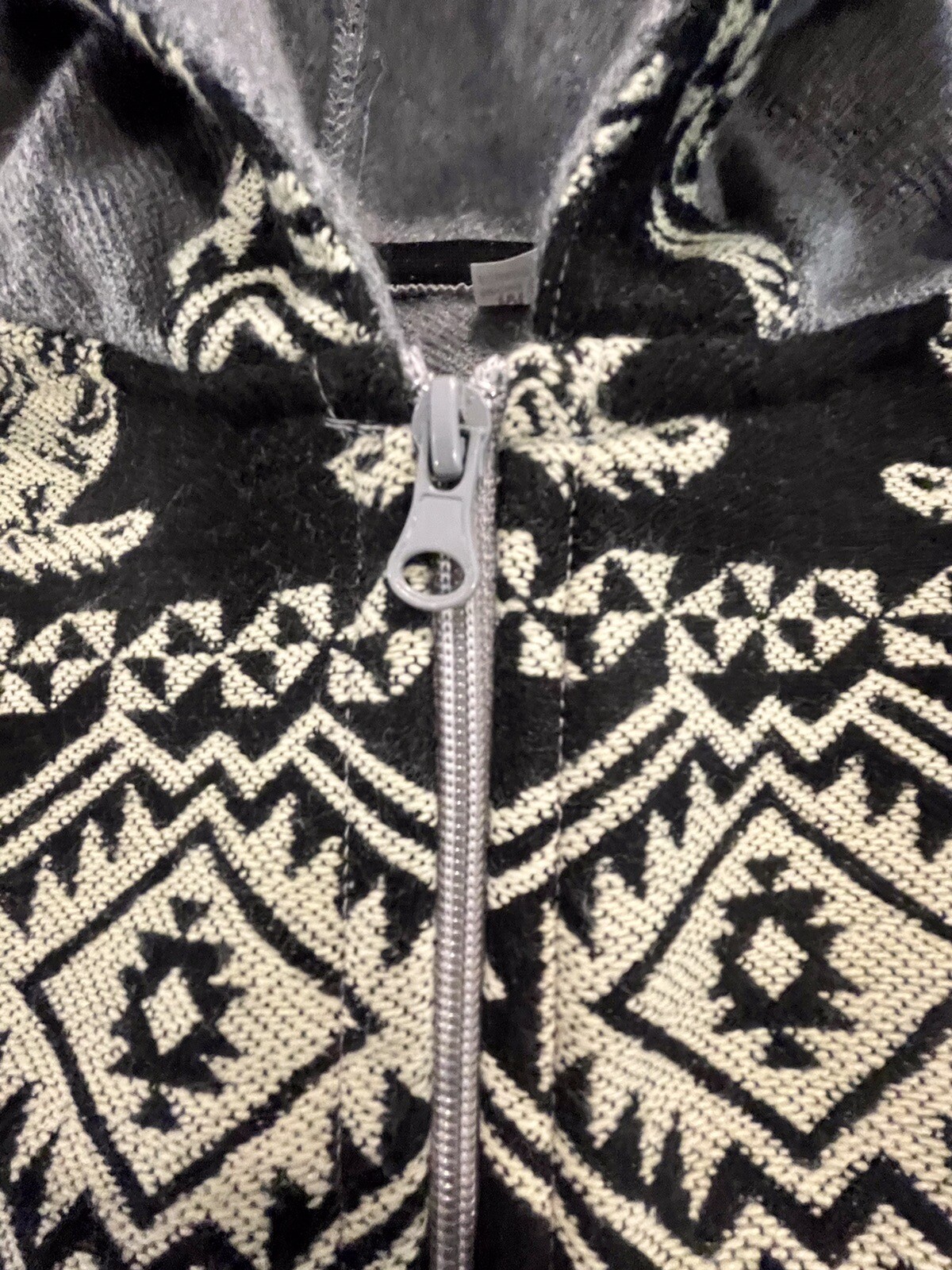 Hecho En Made Light Wool Full Zip Hooded Jacket Coat Eagles Unisex M Ecuador