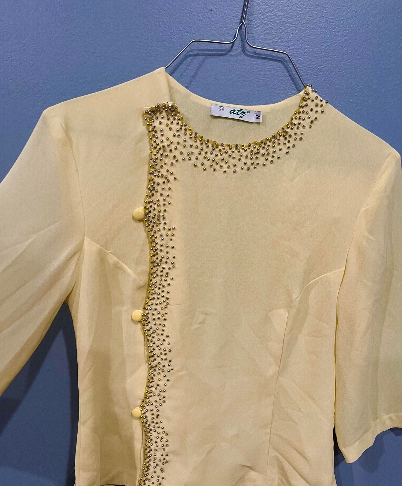 Burmese Traditional Clothing Handmade Top Blouse for women