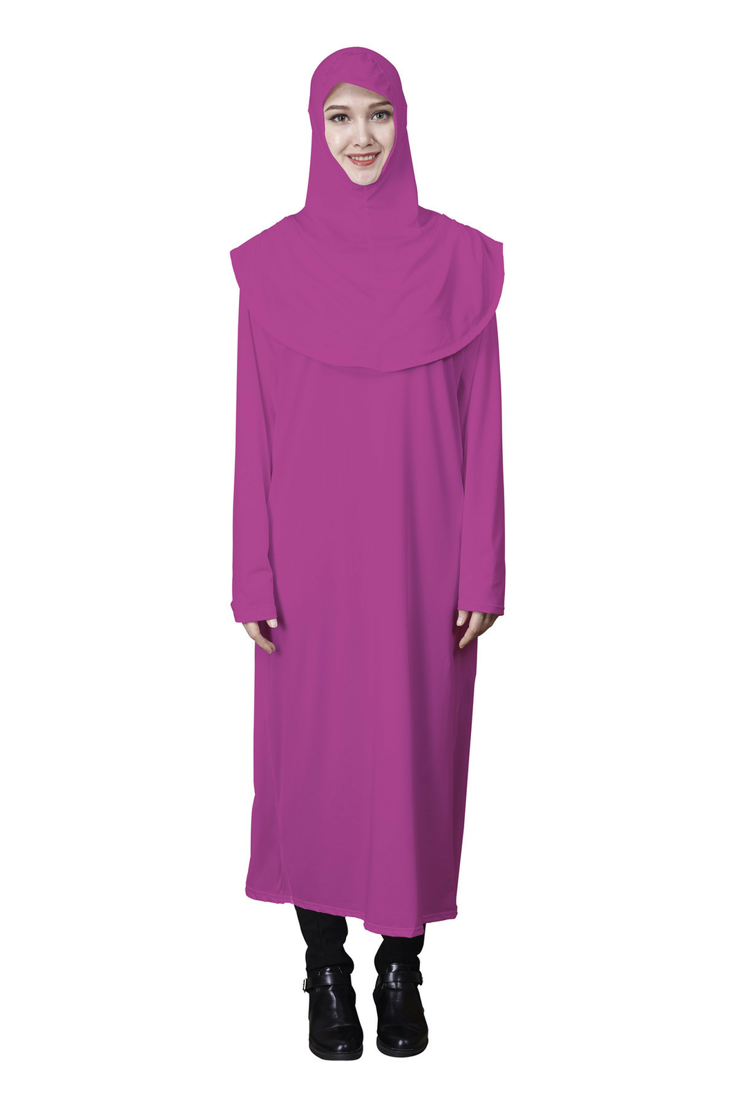 Ramadan Muslim Women Prayer Abaya Dress Hijab Islamic Robe Robe Kaftan Arab