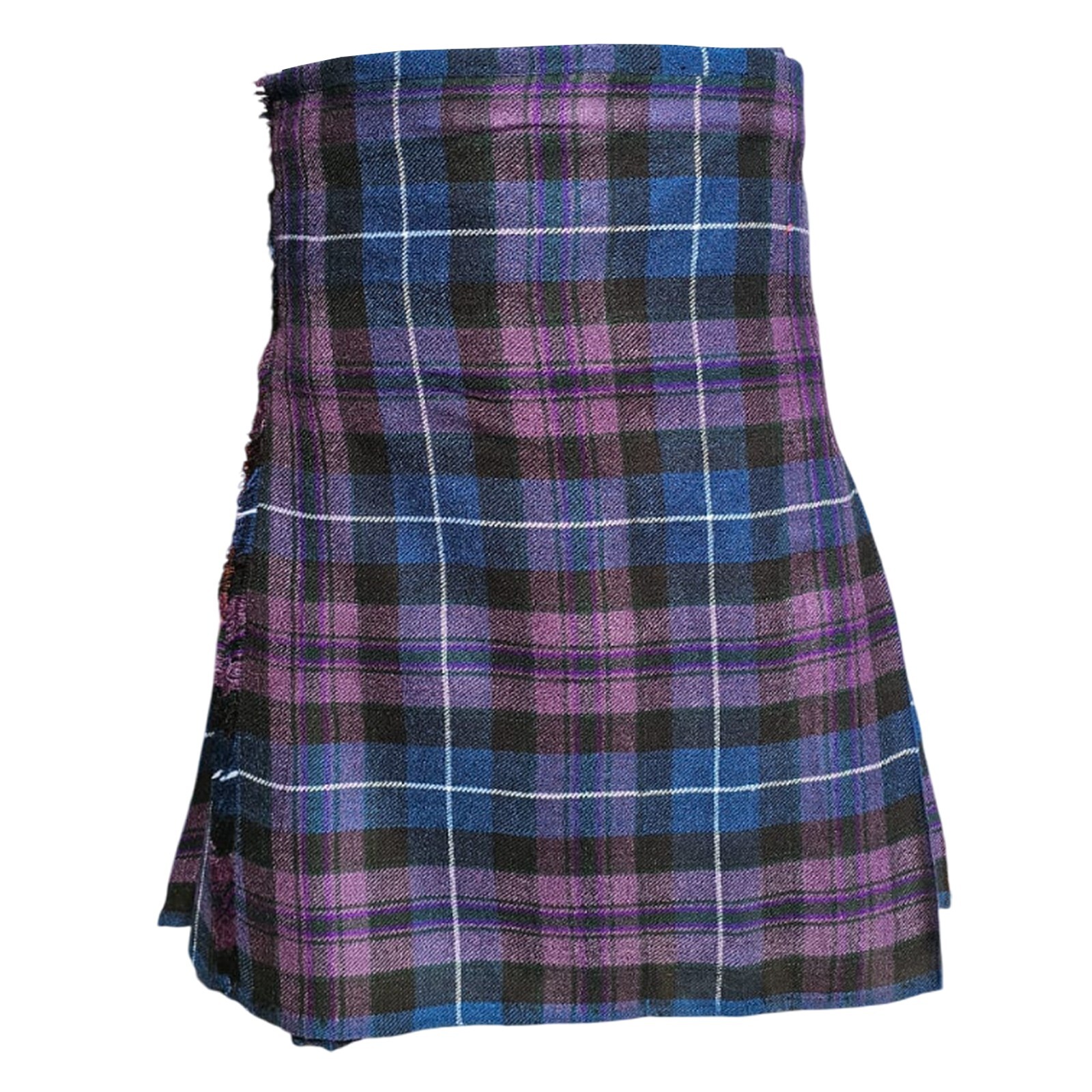 Men’s 5 Yard Pride of Scotland Tartan Scottish Kilt – 13oz Wool Blend 24” Length