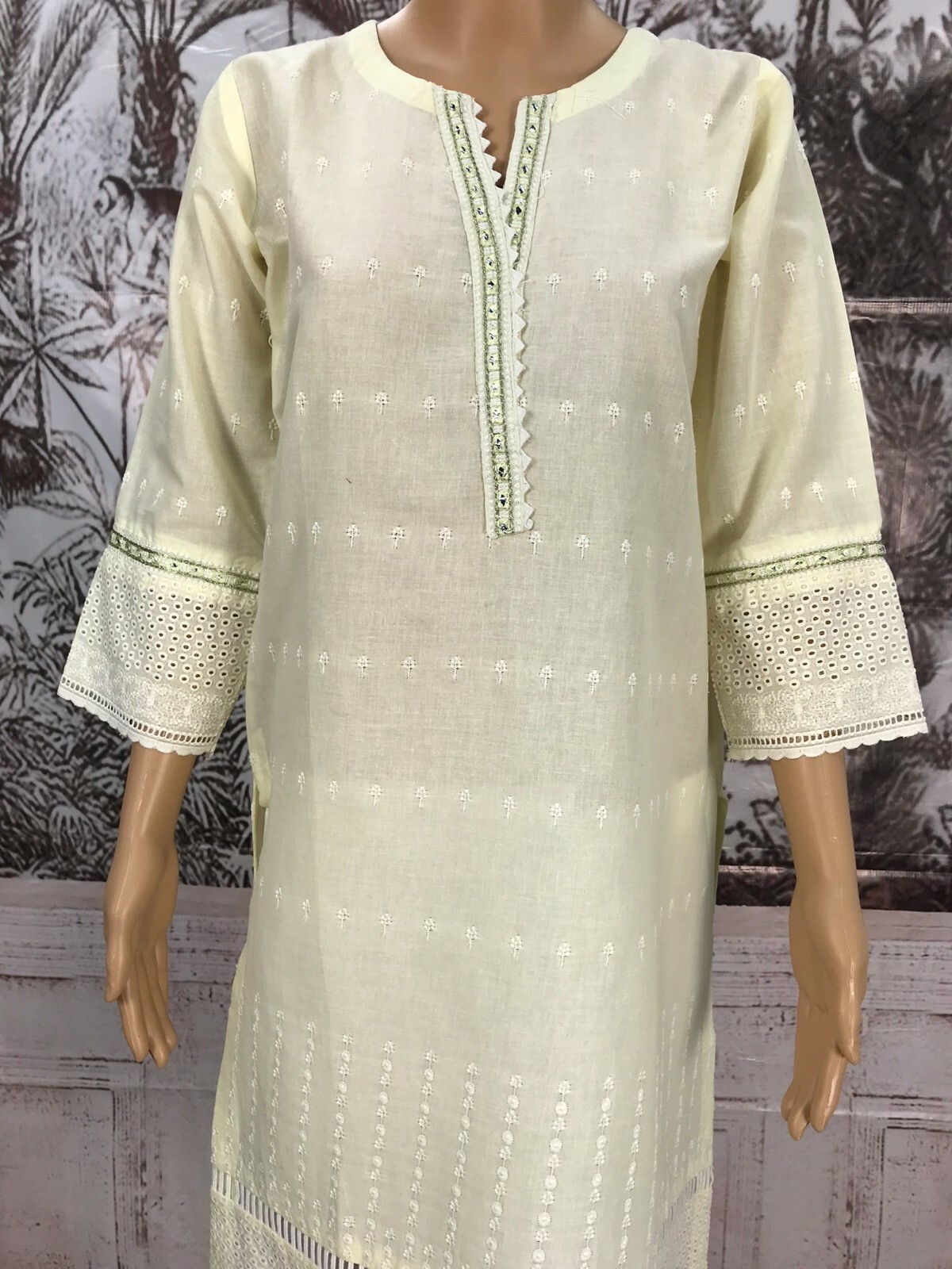 TAWAKKAL CHIKAN KURTI READY TO WEAR