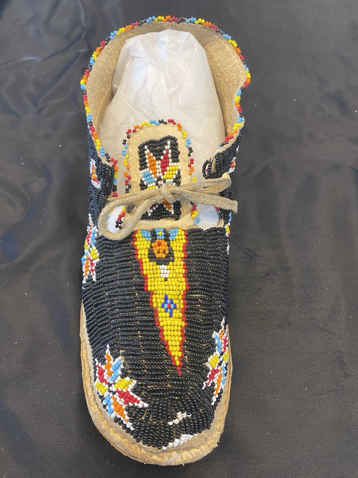 Antique Moccasins and Leggings. Native American. Think they are Sioux.