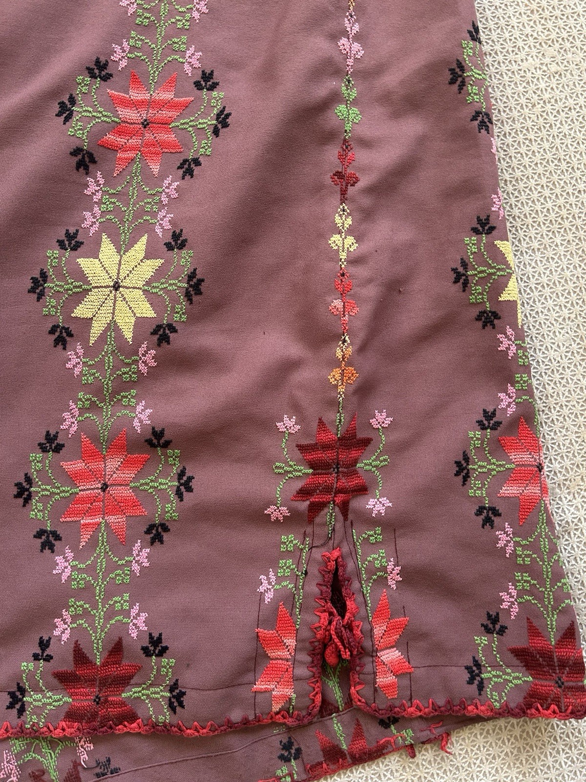 Palestinian Thobe Handmade Tatreez Embroidered Traditional Dress