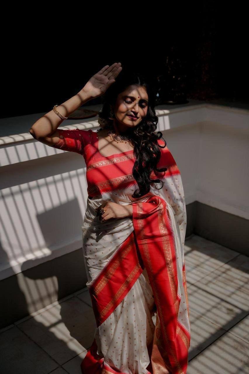 Soft Lichi Silk Saree Jacquard Woven Zari Work Indian Wedding Party Wear Sari