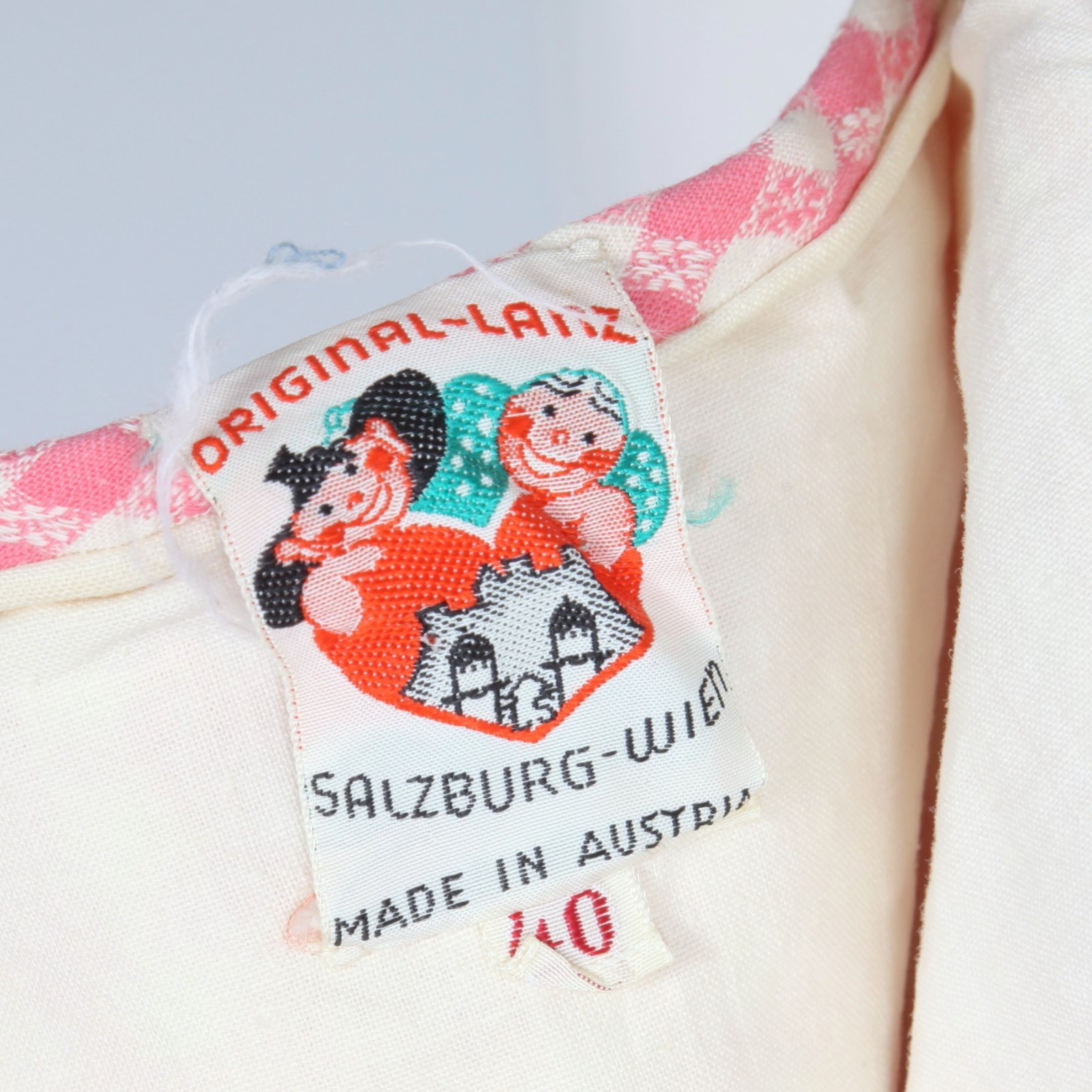 VTG Octoberfest Dirndl Trachten DRESS German Lanz Salzburg Austria Sz 40 / 820