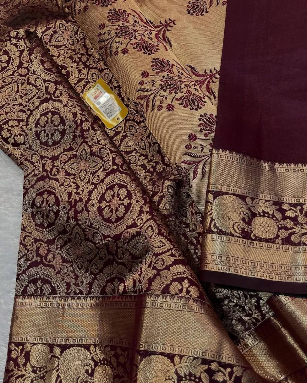 Art Silk Saree Bollywood Style Border Sari With Unstitched Blouse Piece