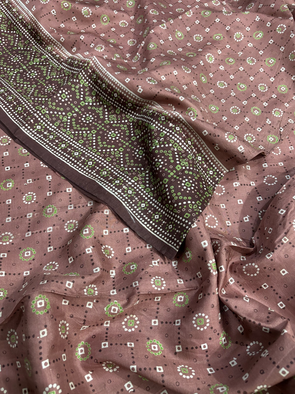 Craft Bazaar’s Vintage Silk Sari, Pure Silk Saree, Sewing Wrap, Soft Wrap SS1537