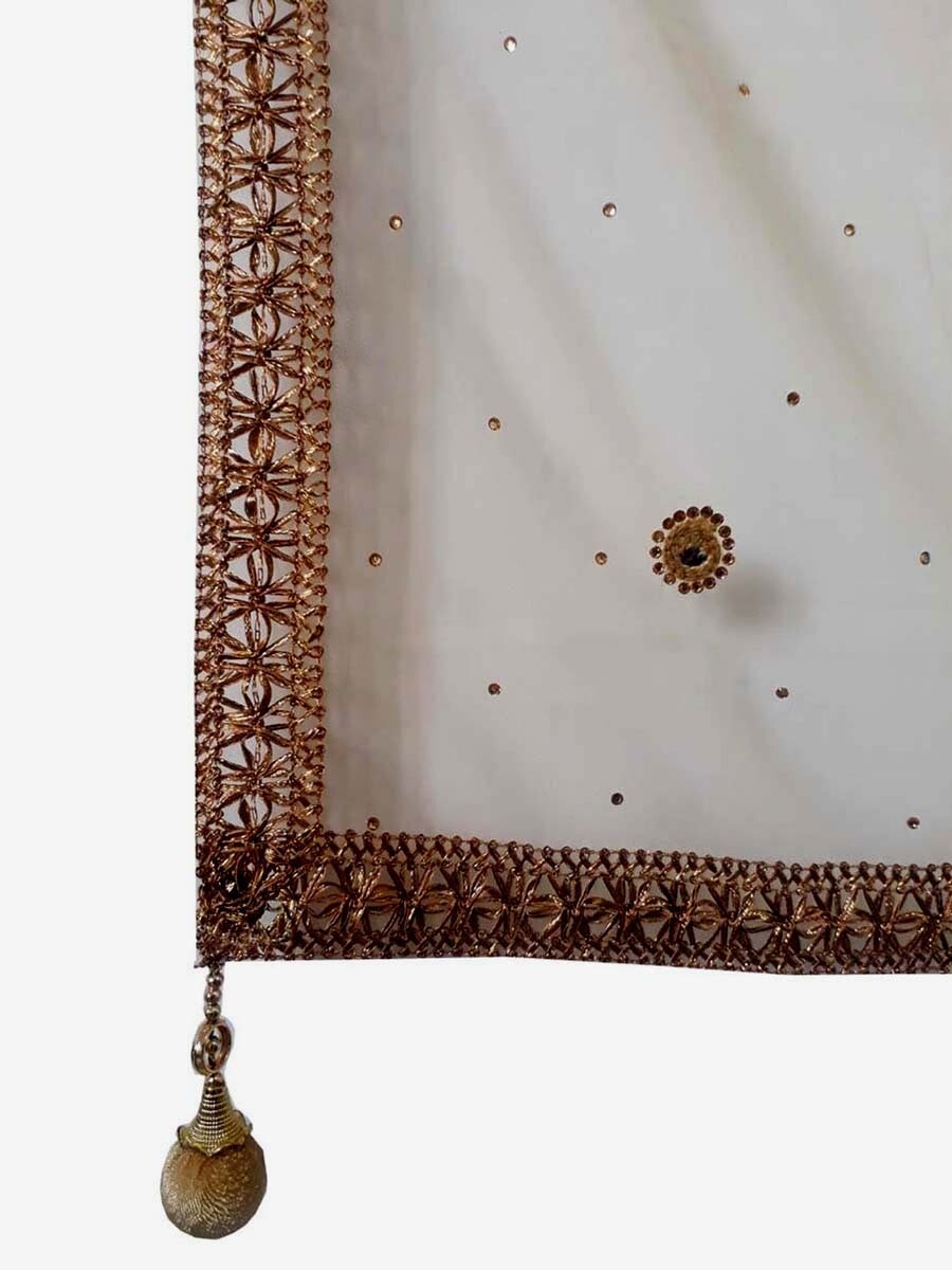 Indian Bollywood Mirror Work Net Black Dupatta,Scarf,Shwal,Chunni Wedding Women