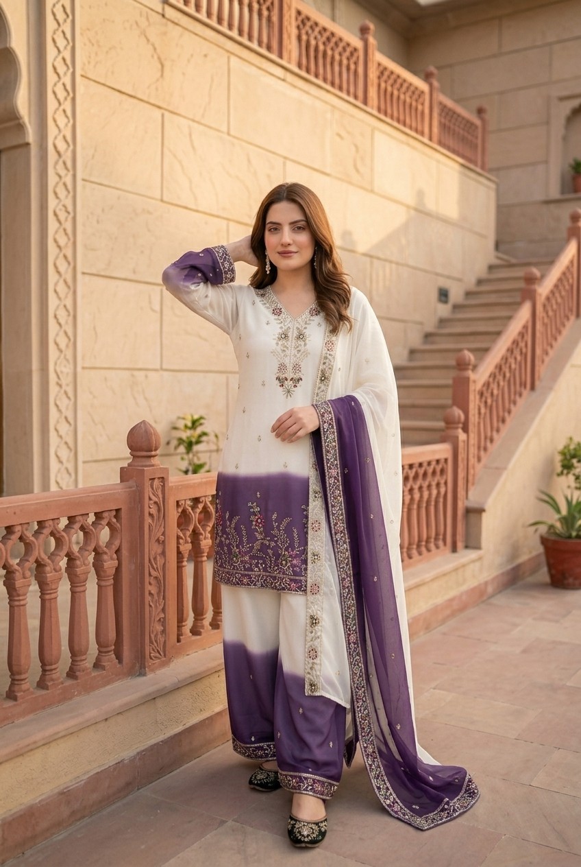 Salwar Kameez Indian Pakistani Wedding Party Wear Dress Bollywood Sharara Suit