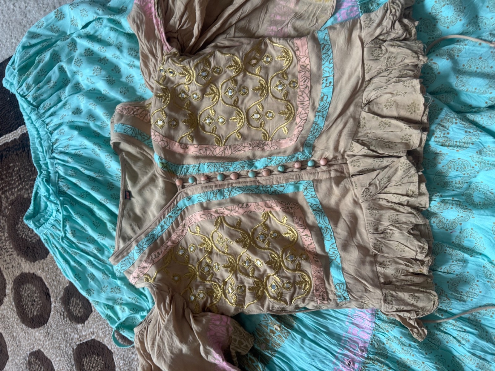 kids cotton bollywood style lehenga choli