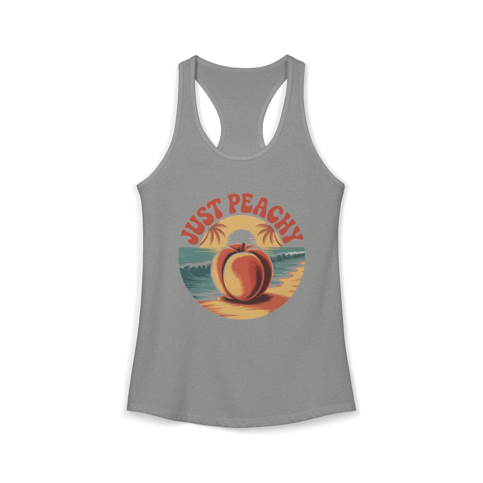 Just Peachy Summer Women’s Ideal Racerback Tank