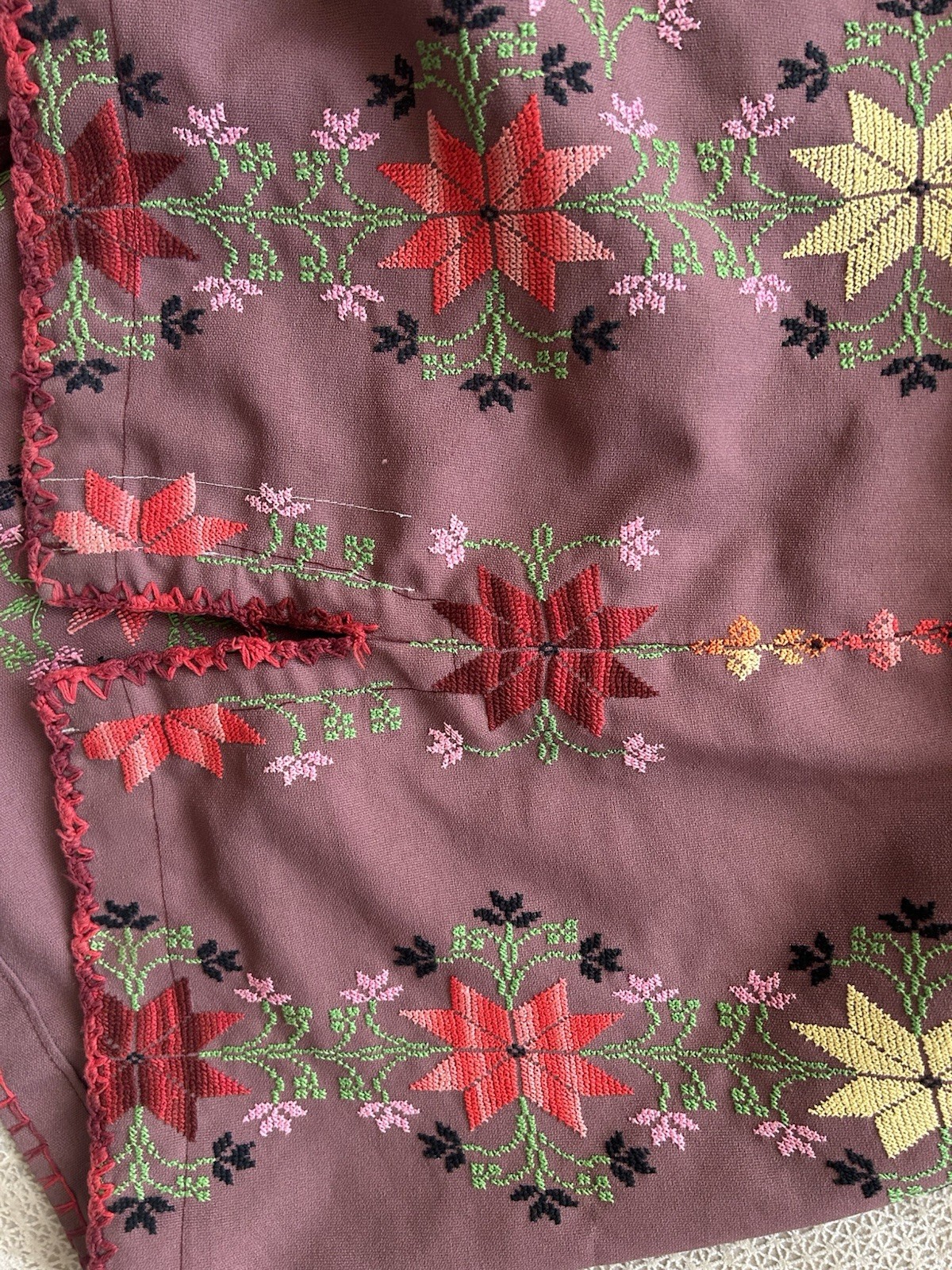 Palestinian Thobe Handmade Tatreez Embroidered Traditional Dress