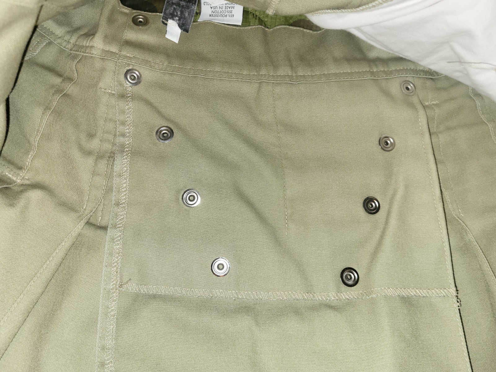Utilikilt Men’s Khaki Utility Kilt Size 42 x 23 Snap Closure Heavy Duty