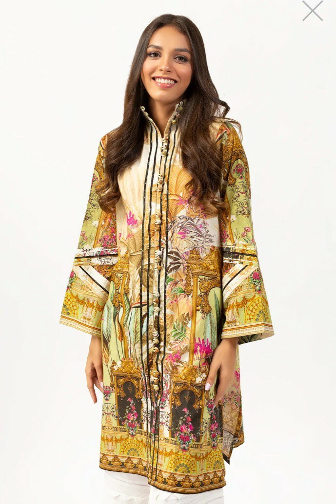 NWT GUL AHMED Lawn Kurti S Pakistani Designer Indian SAFINAZ KHAADI