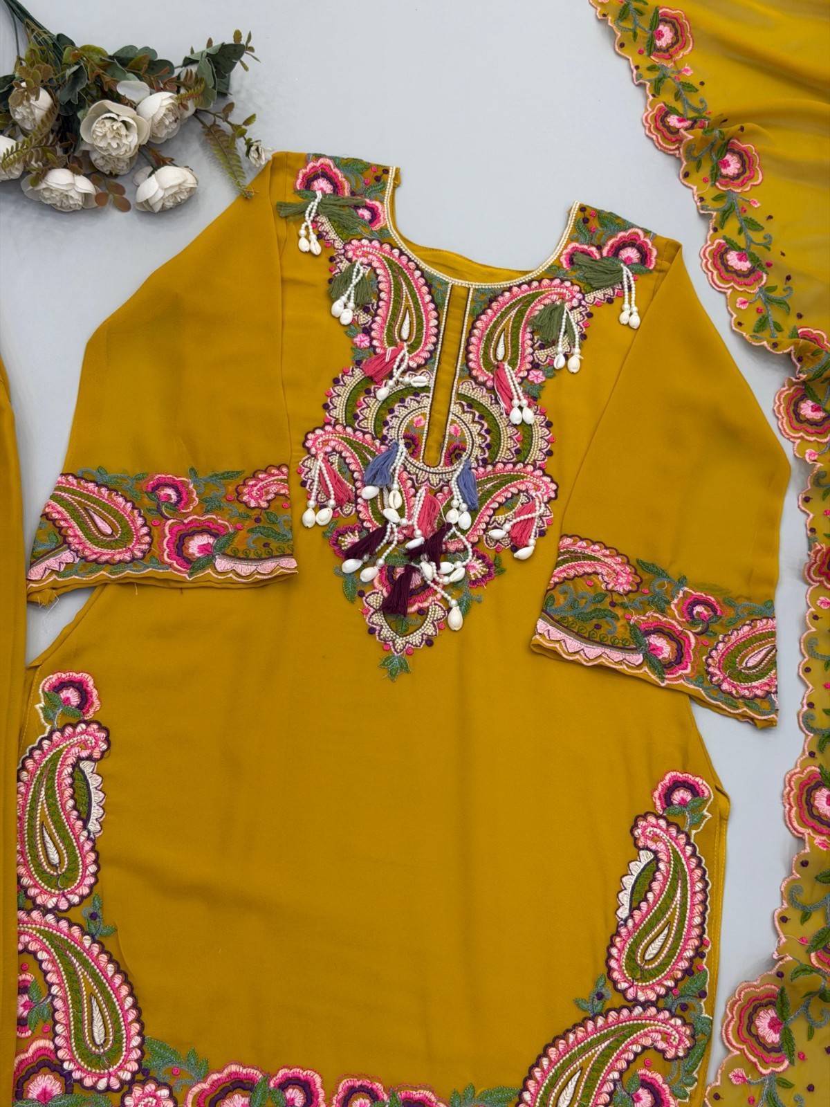 Trending Collection Heavy Georgette Salwar Kameez With Dupatta For Party Wear
