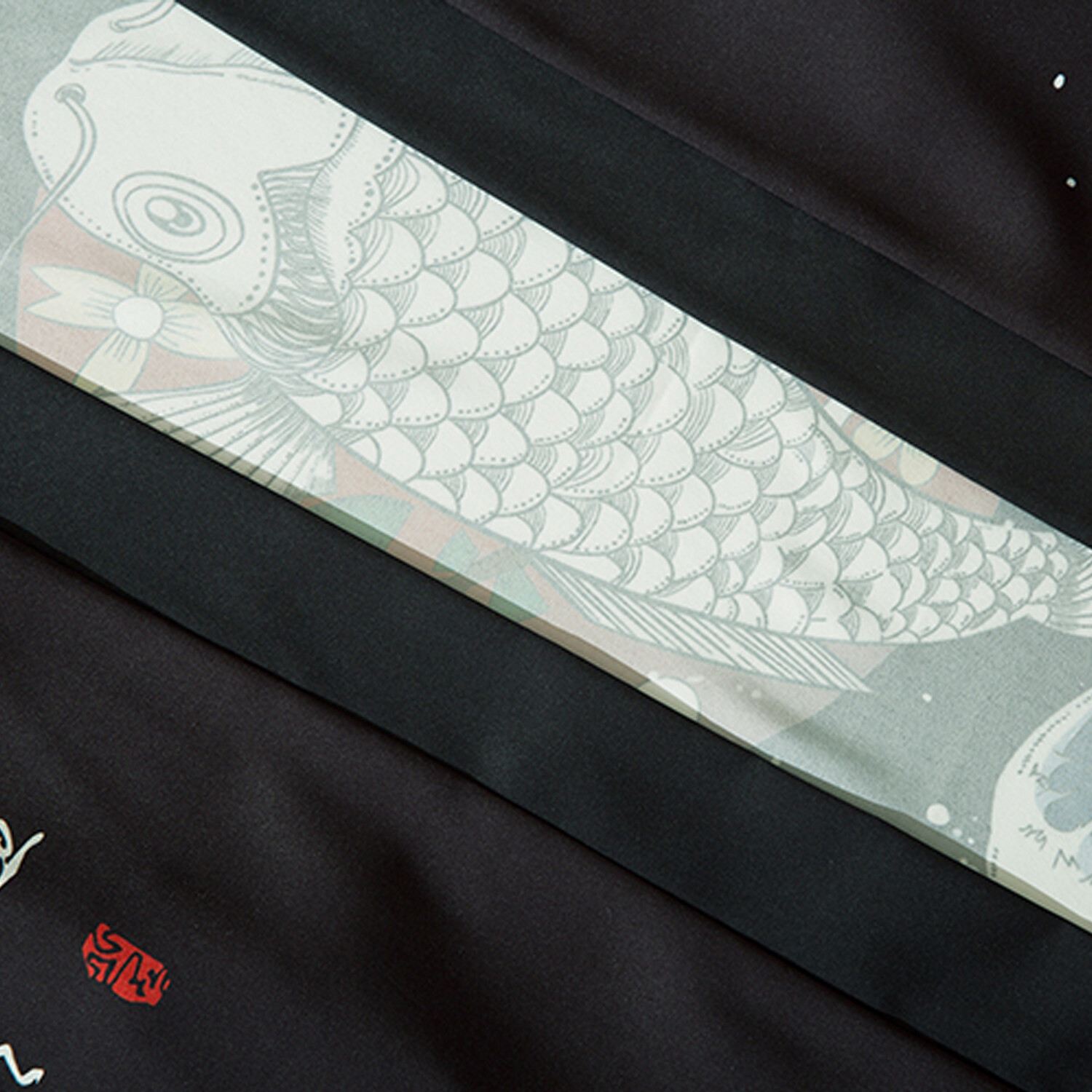 MFCT Men’s Fish Leaping out of the Sea Graphic Japanese Kimono Cardigan
