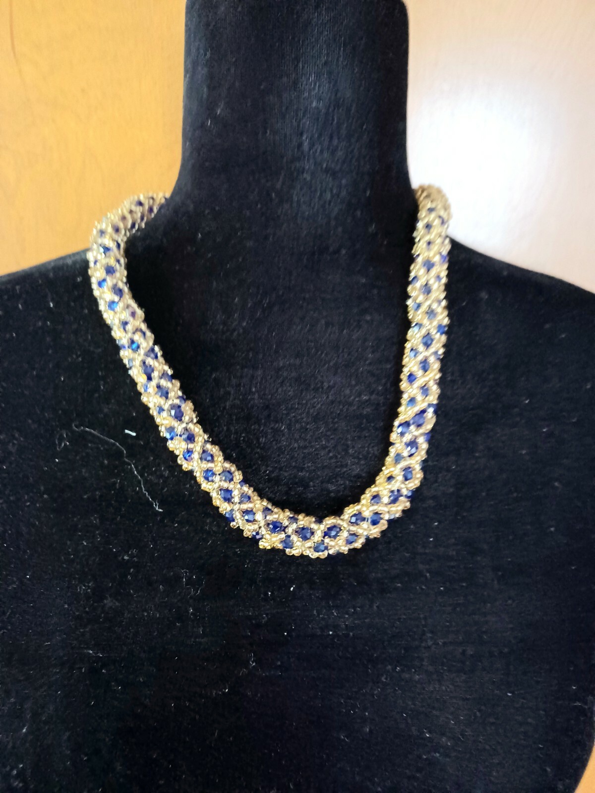 Trendy, versatile bead necklace and earrings