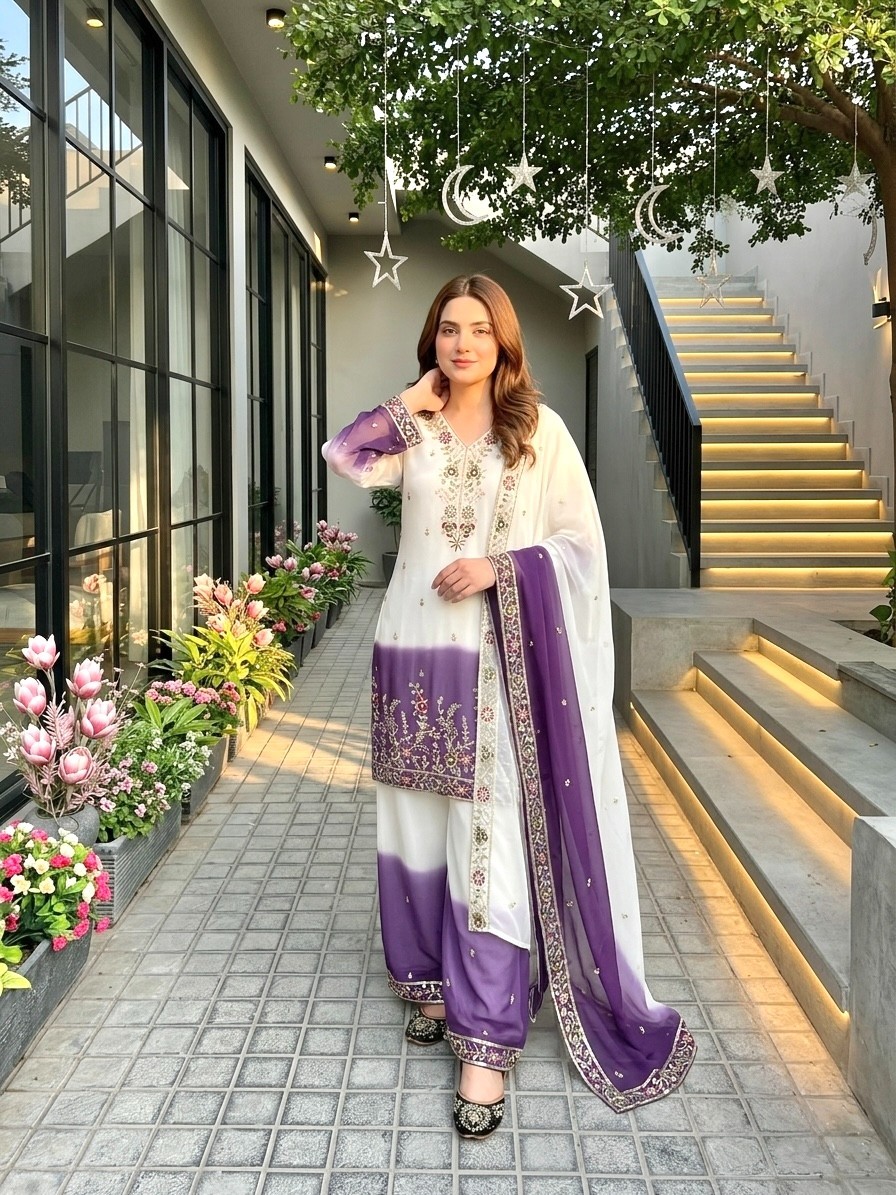 Salwar Kameez Indian Pakistani Wedding Party Wear Dress Bollywood Sharara Suit