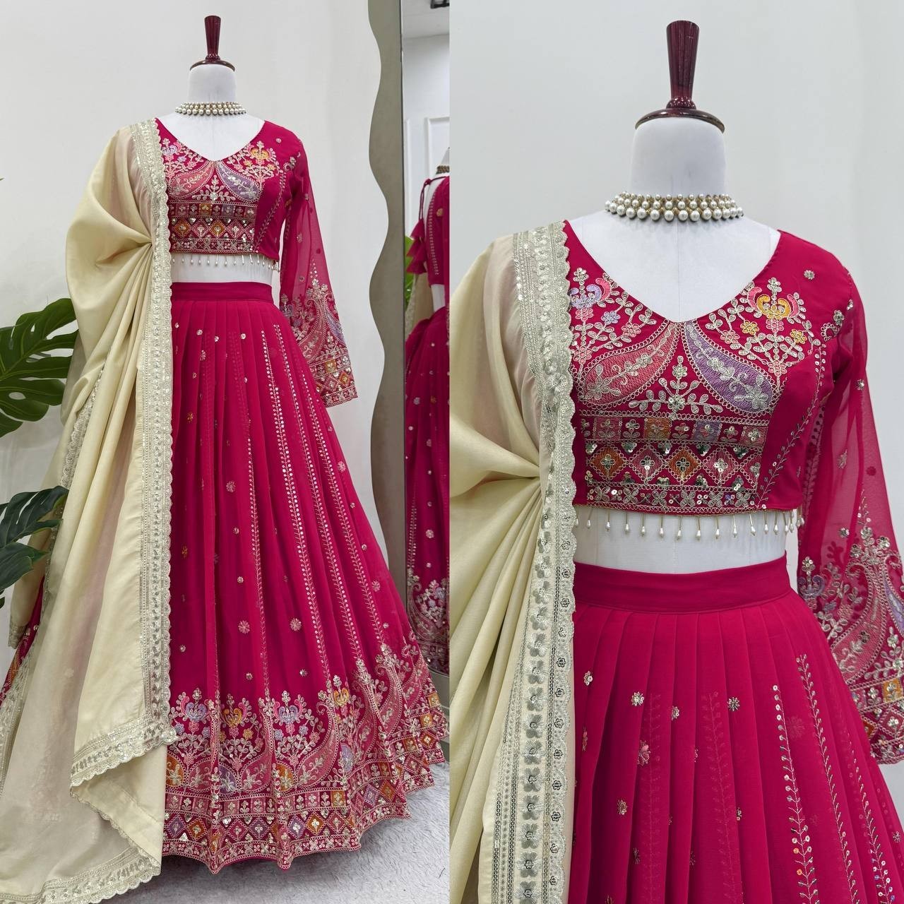 Wedding Festival Lehenga Choli for Women Reception Party Wear Indian Guest Outfi