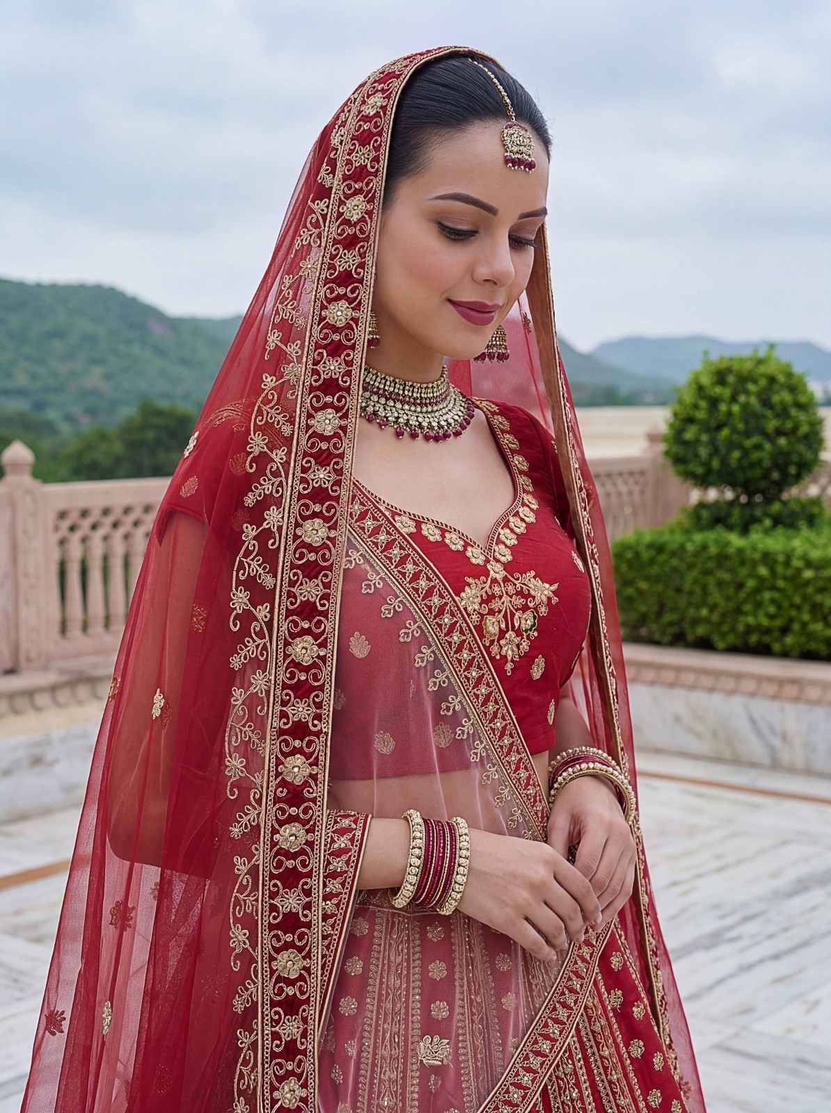 Women’s Silk Lehenga Choli Peacock Embroidery Wedding Party Festive Outfit