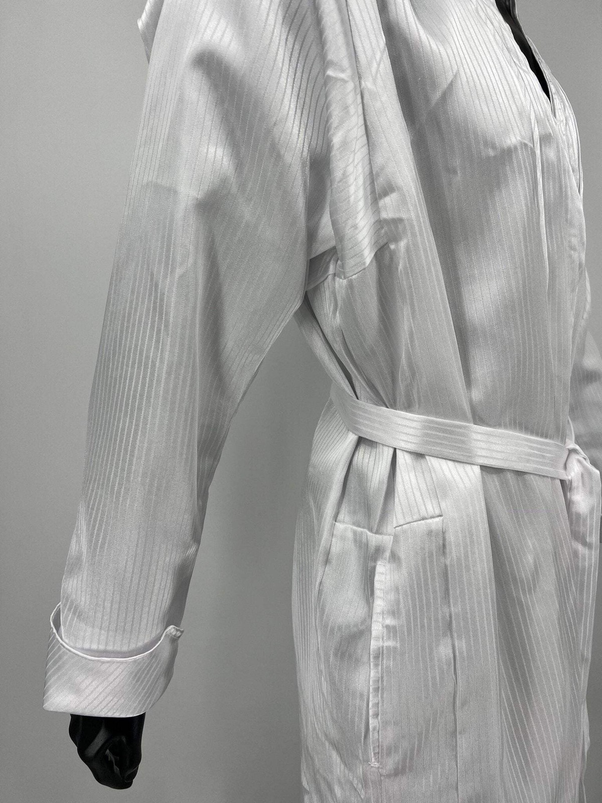 Jerusalem Kittel, Limited White Silky Robe, Traditional Jewish Garment
