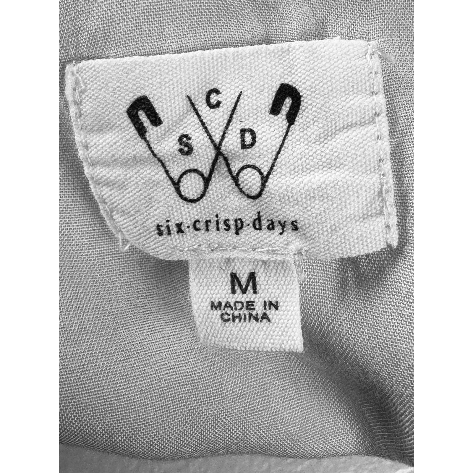 Six Crisp Days Cream Tie-Back Cami Slip Top Size M Lightweight Fabric Cream