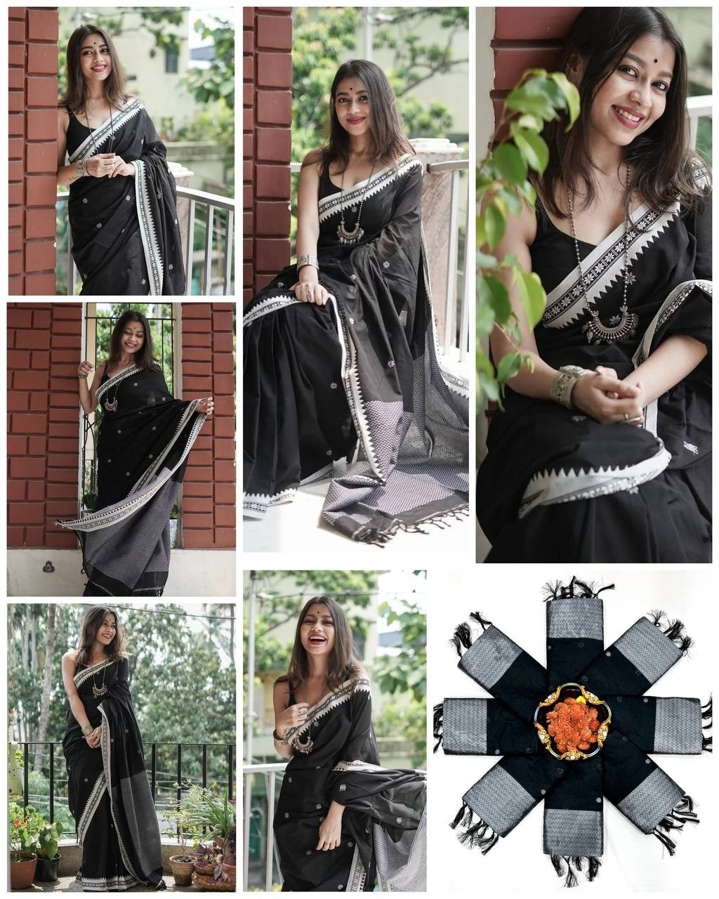Designer Sari Bollywood Bridal Silk Saree Blouse South Indian Party Wear Saree