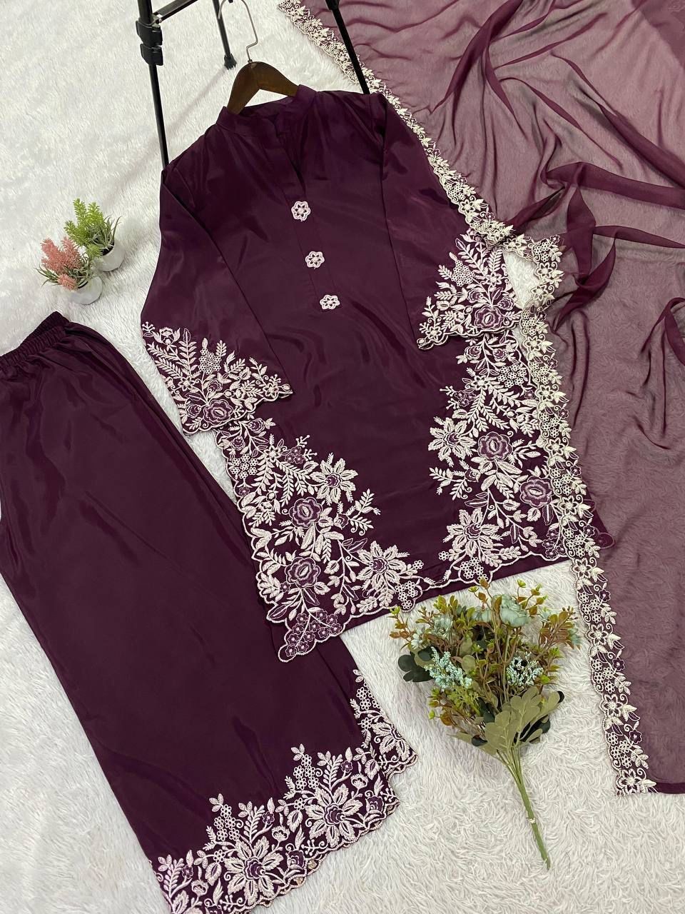 Salwar Kameez Indian Pakistani Wedding Palazoo Bollywood Sharara Plazzo Suit eid