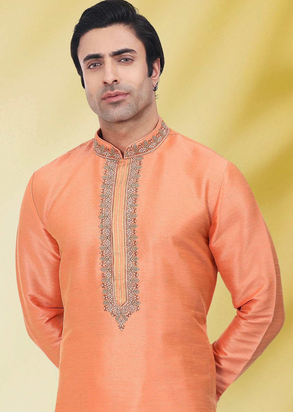 Indian Mens Designer Wedding Bollywood Traditional Ethnic Wear Kurta Payjama
