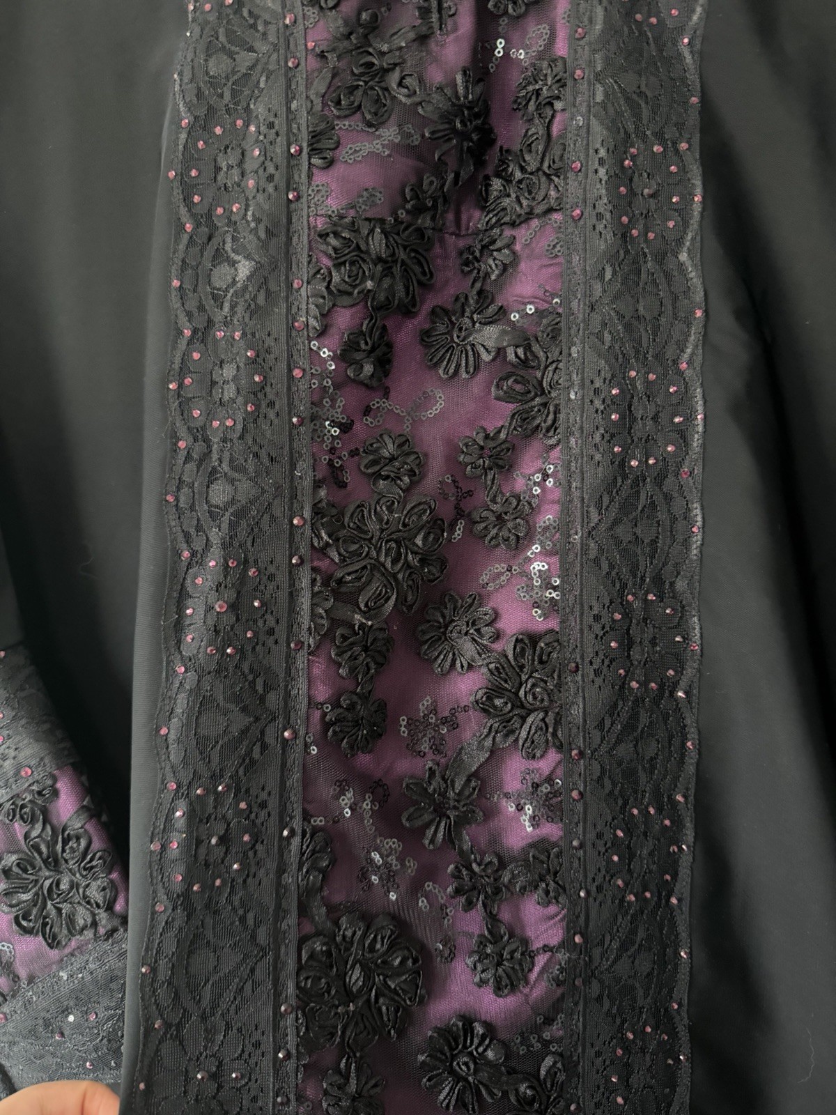 Abaya Saudi Dubai Muslim Women Black